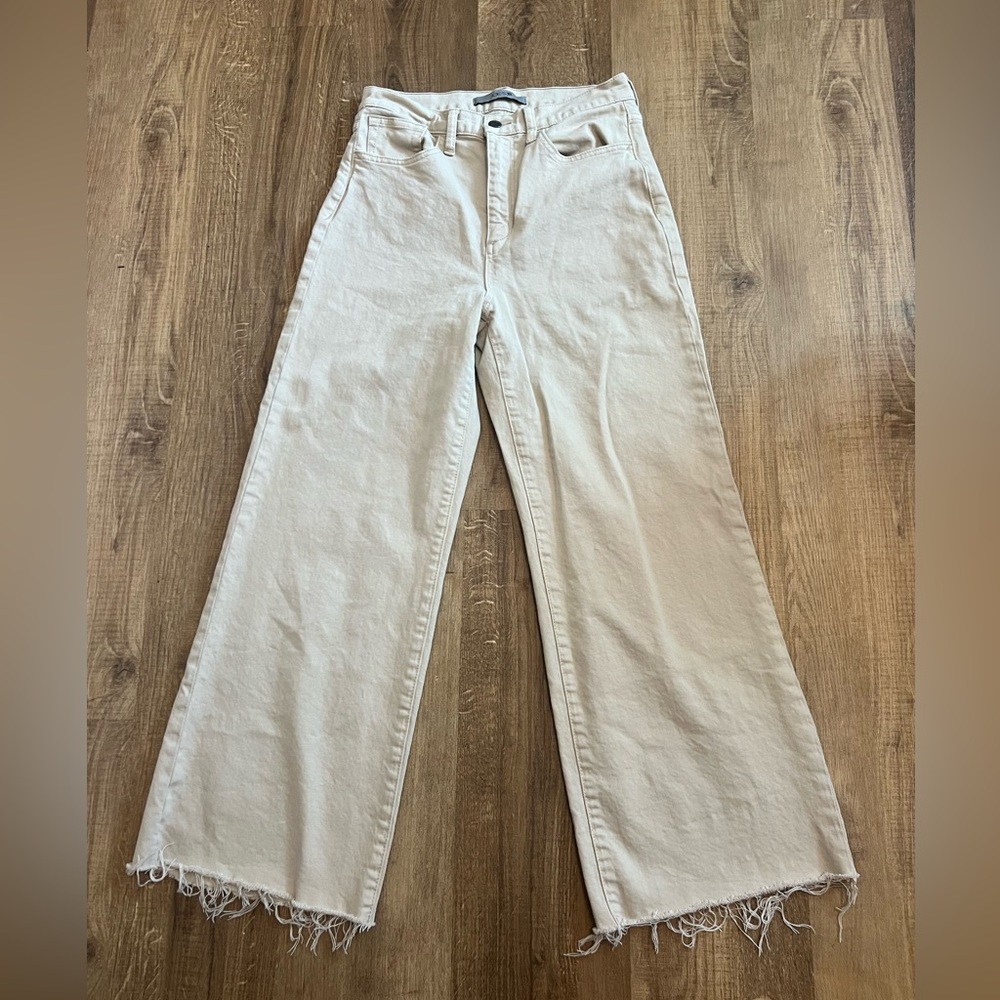 Joe’s High rise khaki pants - wider leg